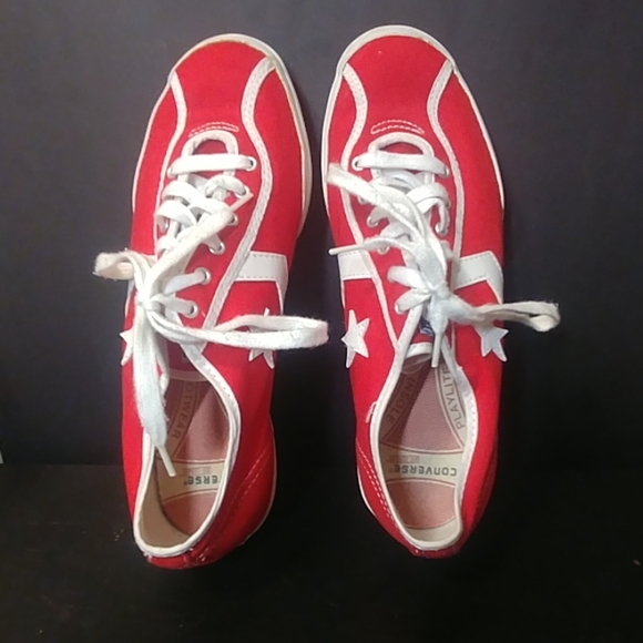Converse Red Canvas Men’s sz 8 Sneakers Athletic Shoes main image 4